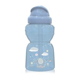   Baby Care Mini szívószálas sportitató 200ml - Moonlight Blue