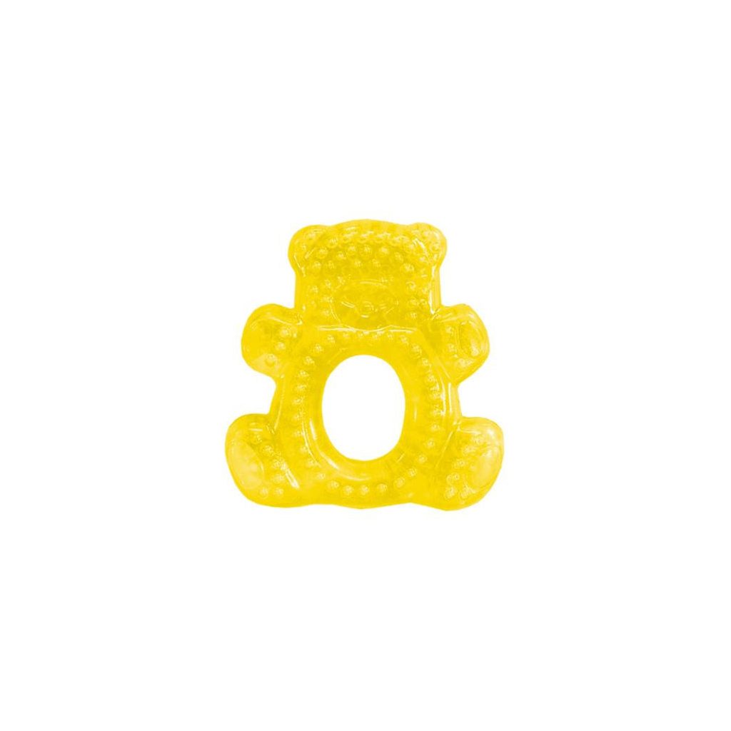 Baby Care Hűthető rágóka - Sárga/Narancs Macis