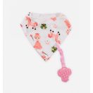 Baby Care nyálkendő levehető rágókával - Lányos