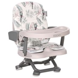   Lorelli Ego Plus székre szerelhető ülésmagasító - Grey Parrots PU Leather