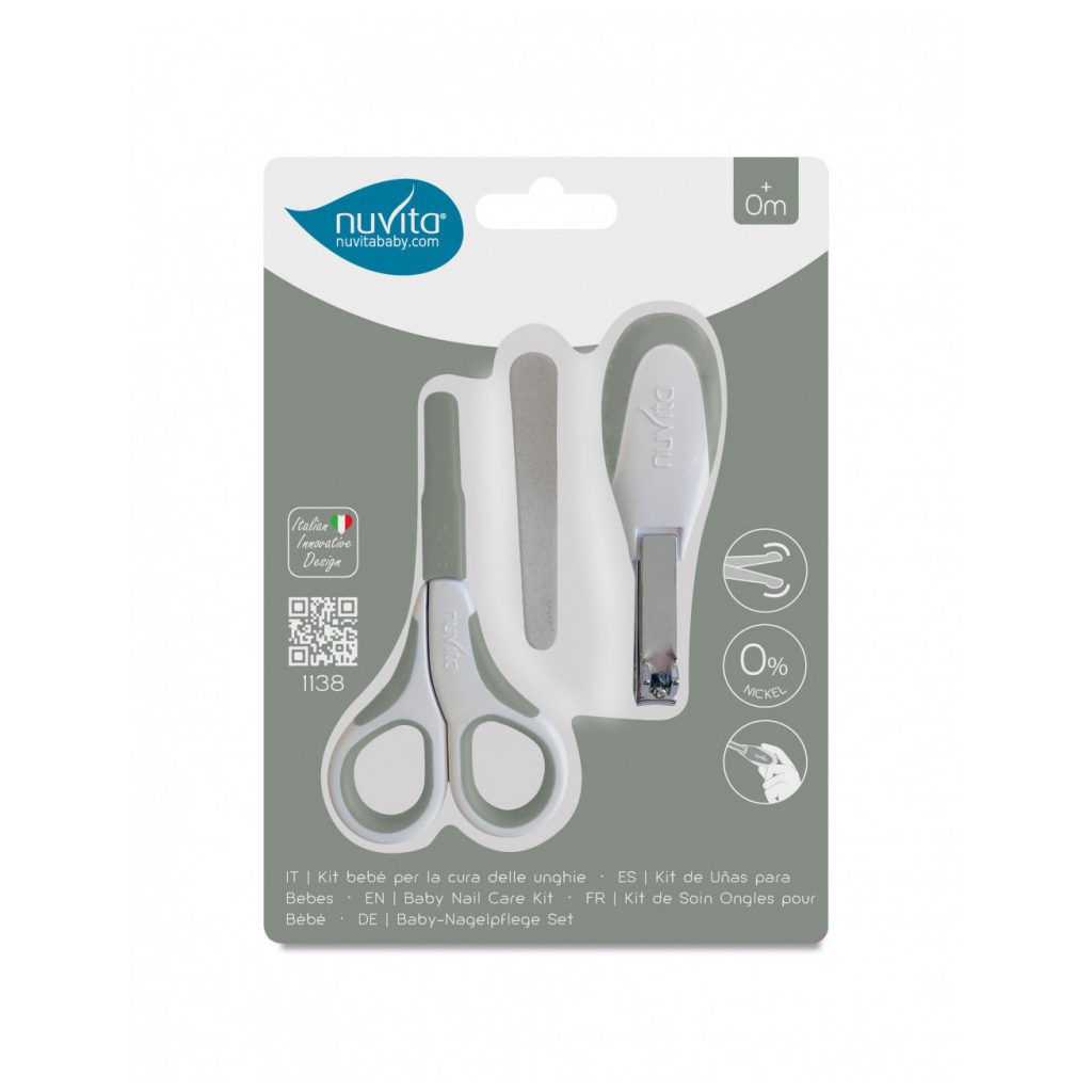 Nuvita körömápolási szett - Sage Green - 1138