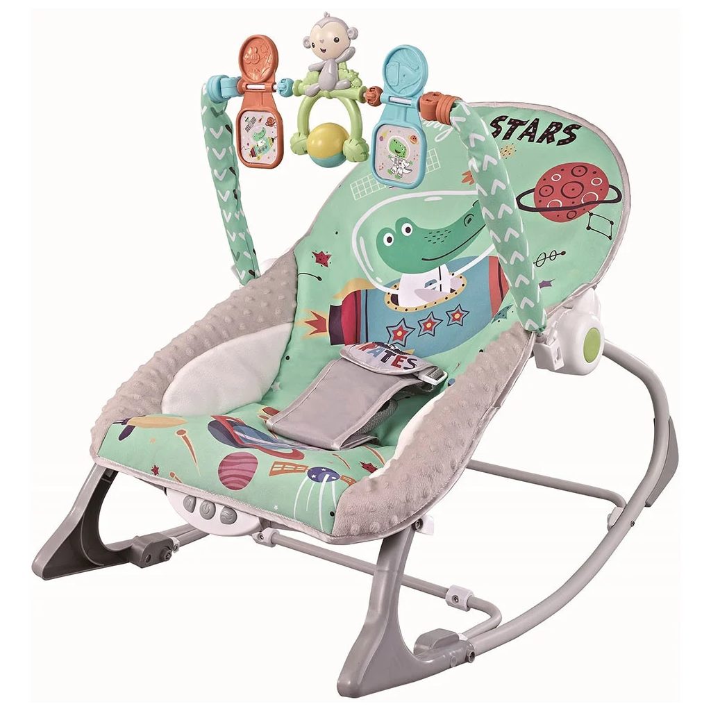 Chipolino Baby Spa rezgő-zenélő pihenőszék 9 kg-ig - Green
