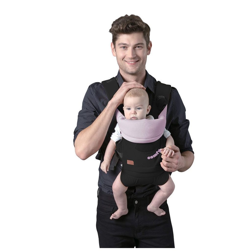 Chipolino Comfy kenguru - Black/pink - BOMBA ÁR!