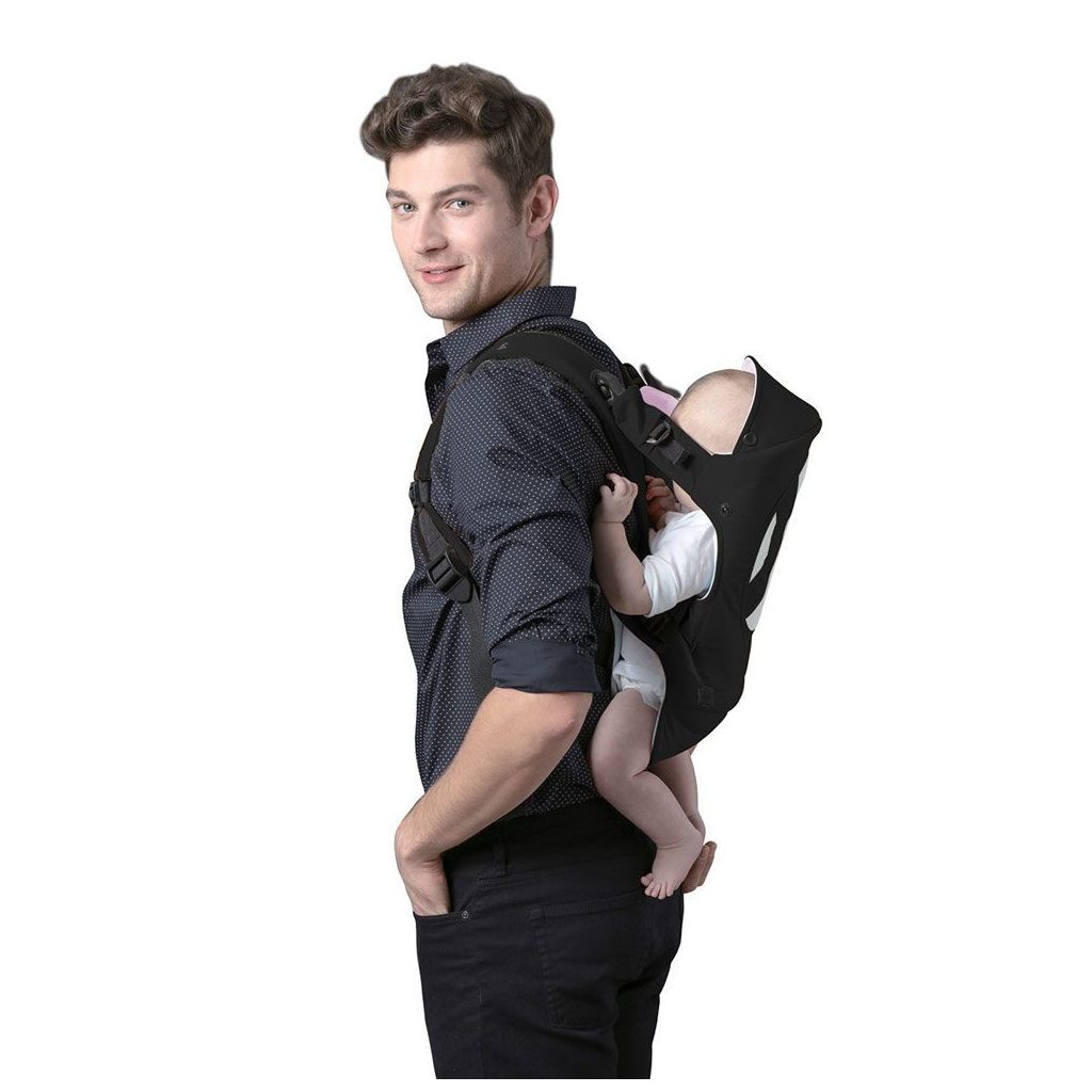 Chipolino Comfy kenguru - Black/pink - BOMBA ÁR!