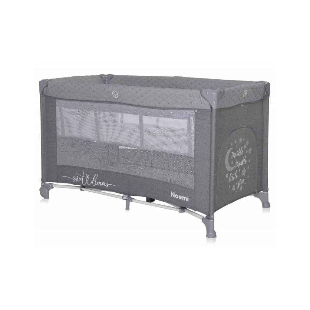 Lorelli Noemi 2 multifunkciós utazóágy - Cool Grey Star