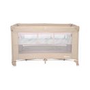 Lorelli Noemi 2 multifunkciós utazóágy - Fog Beige Star