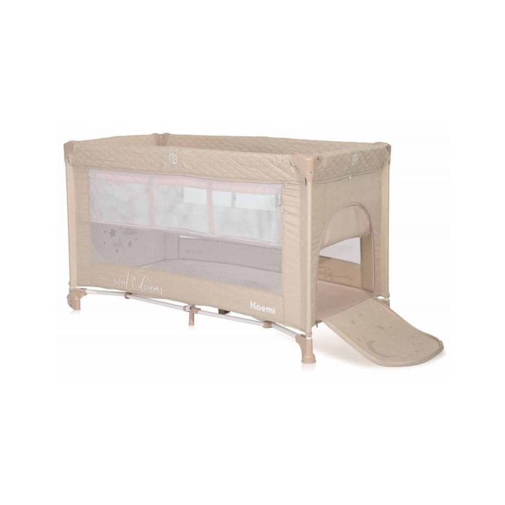 Lorelli Noemi 2 multifunkciós utazóágy - Fog Beige Star