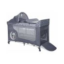 Lorelli Moonlight 2 Plus multifunkciós utazóágy - Cool Grey Pandas