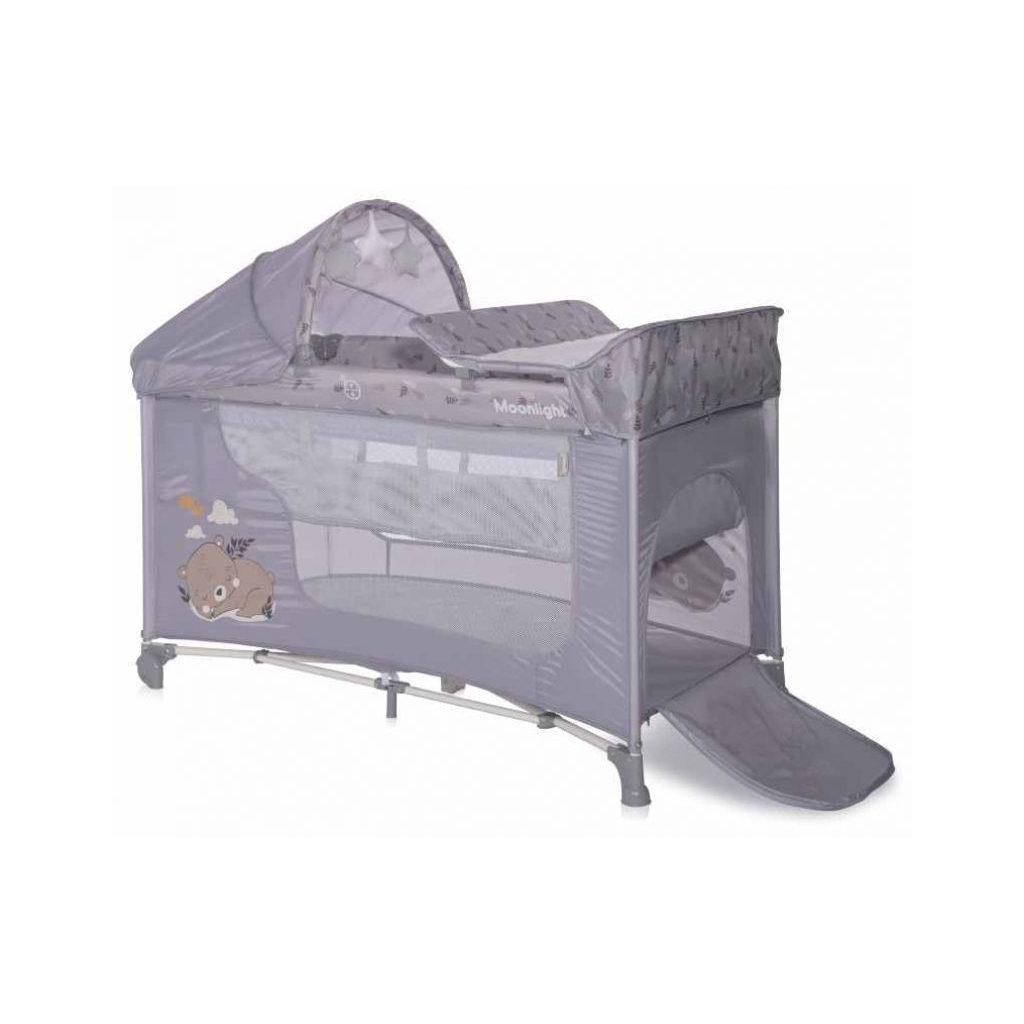 Lorelli Moonlight 2 Plus multifunkciós utazóágy - Grey Dream