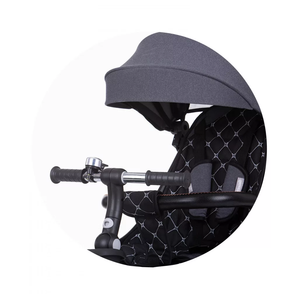 Chipolino Pegas tricikli kupolával - Anthracite
