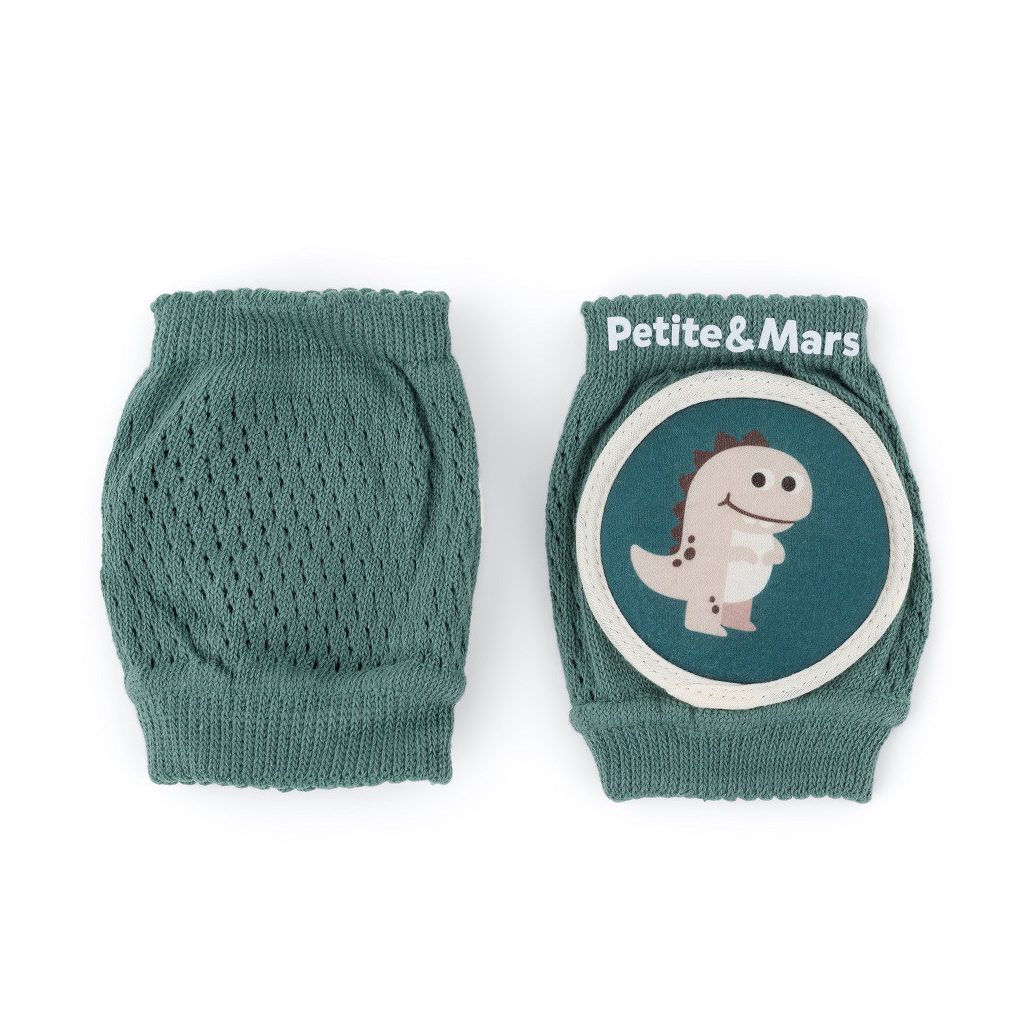 PETITE&MARS Elasztikus térdvédők kúszáshoz Follow Misty Green