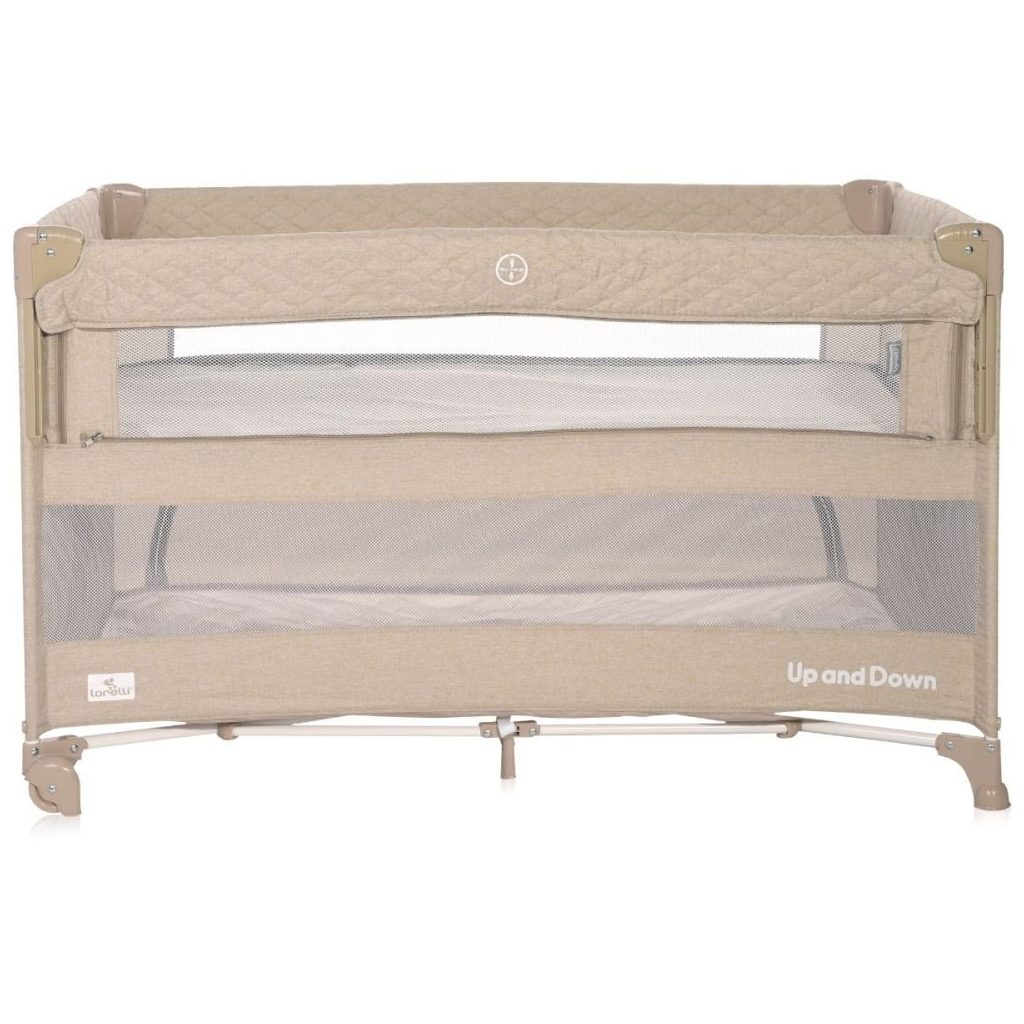 Lorelli Up and Down multifunkciós  utazóágy - Beige Flying Friends