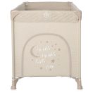 Lorelli Noemi 1 fix utazóágy - Fog Beige Star