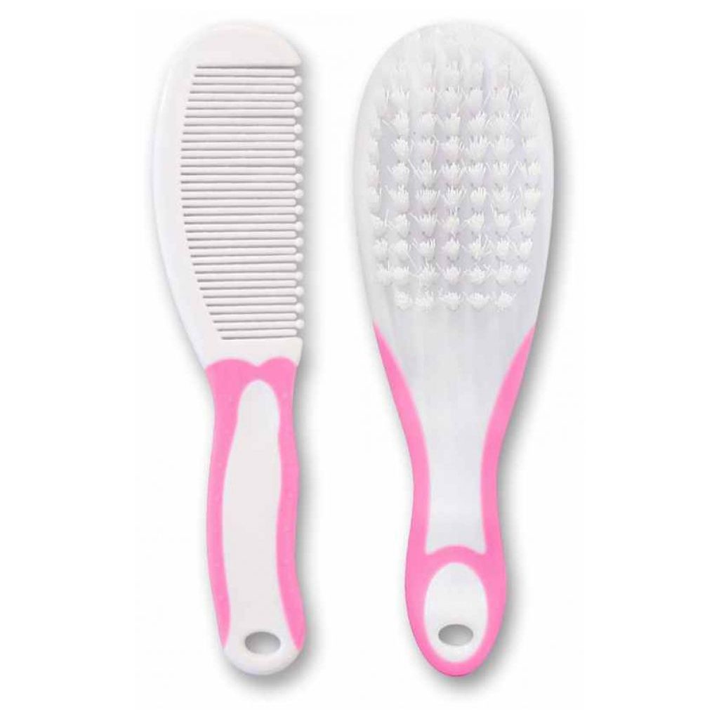 Baby Care Fésű és hajkefe - blush pink