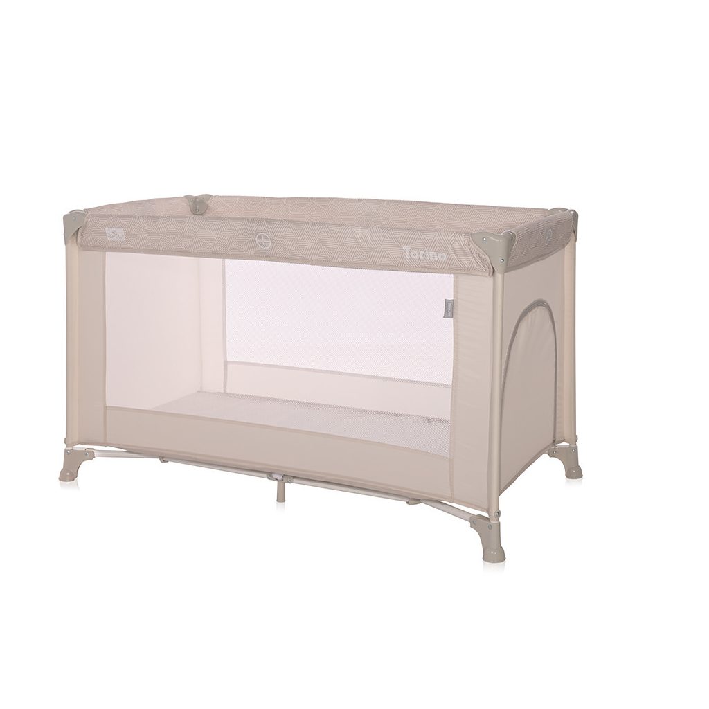 Lorelli Torino 1 fix utazóágy - Fog Striped Elements