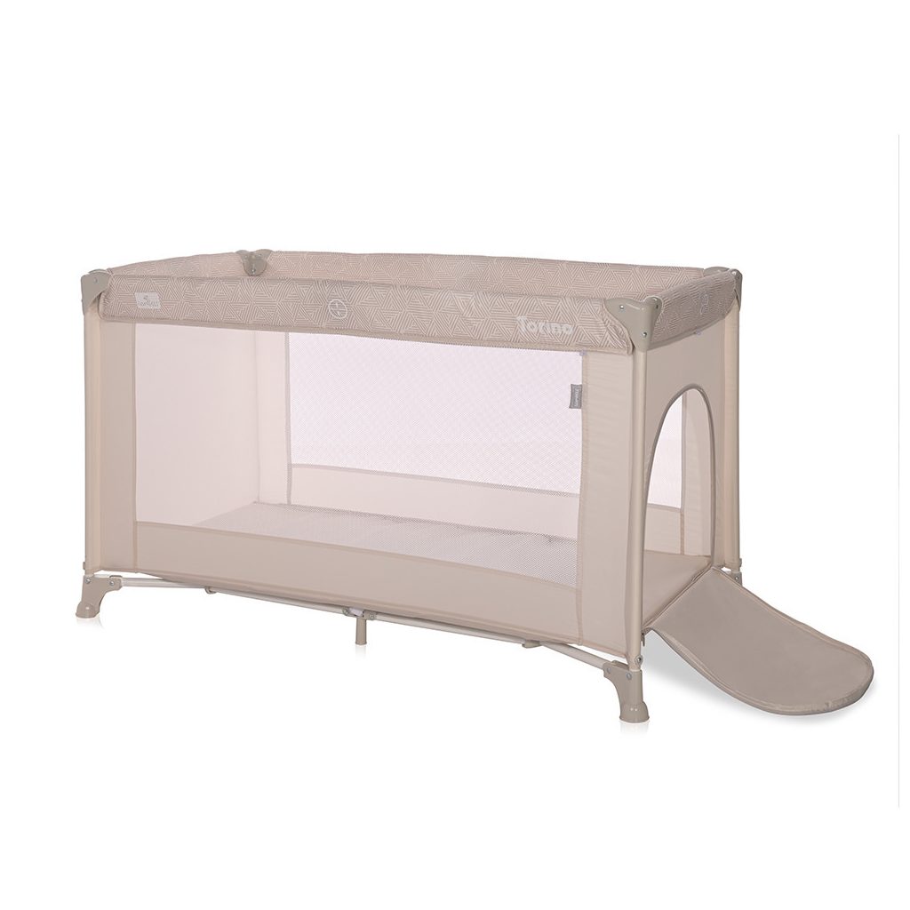 Lorelli Torino 1 fix utazóágy - Fog Striped Elements