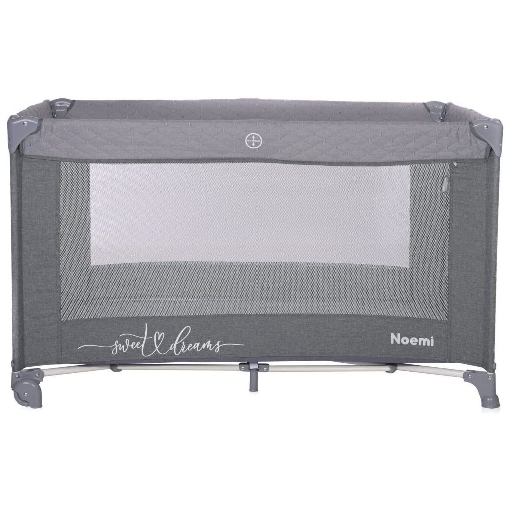 Lorelli Noemi 1 fix utazóágy - Cool Grey Star