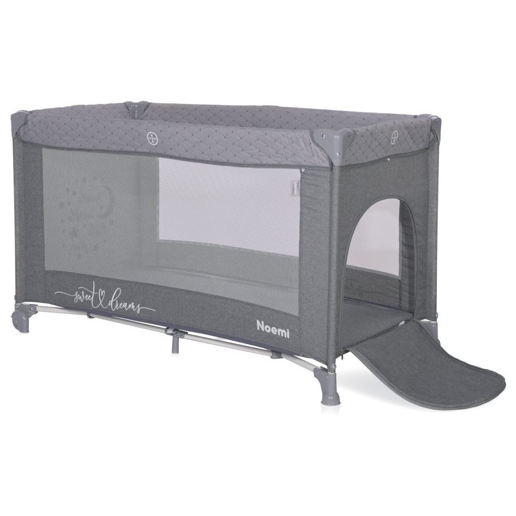 Lorelli Noemi 1 fix utazóágy - Cool Grey Star