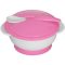 Baby care etető tál + kanál - blush pink