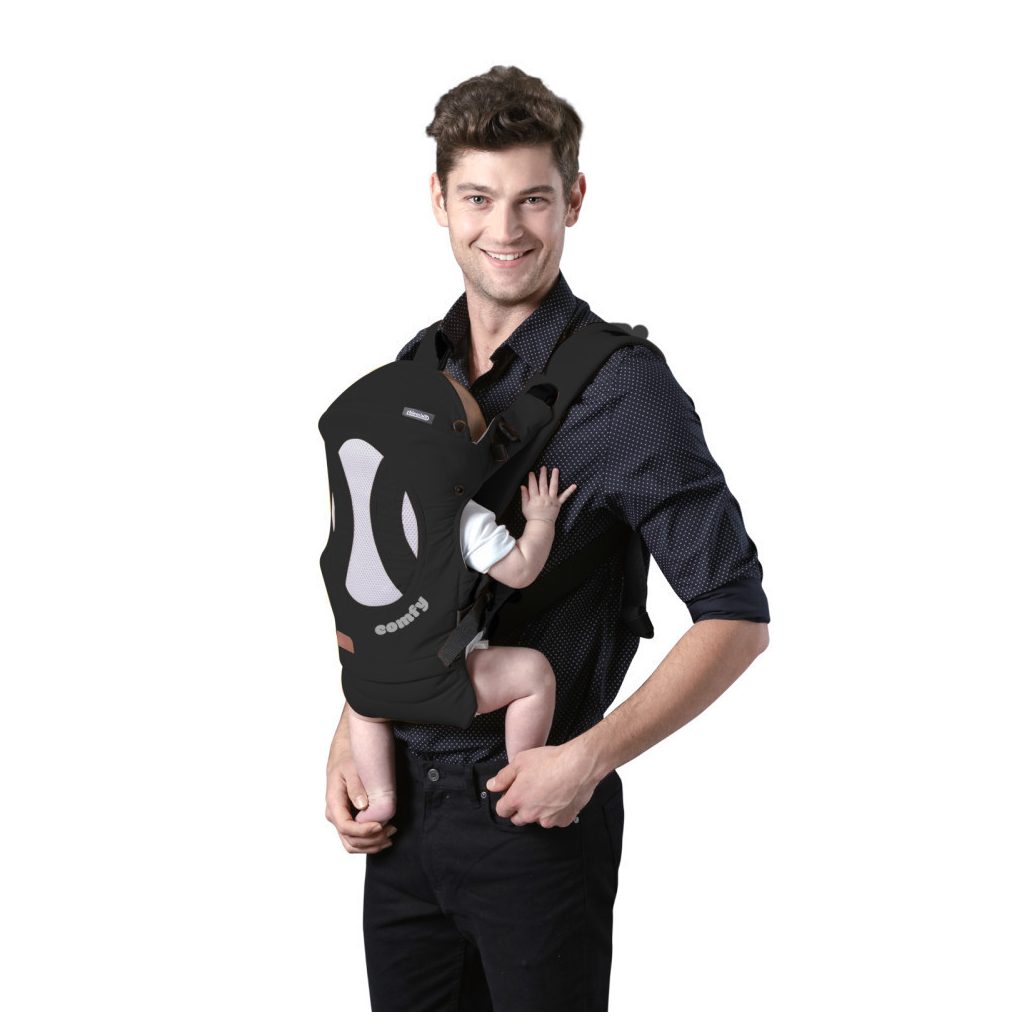 Chipolino Comfy kenguru - Black/grey