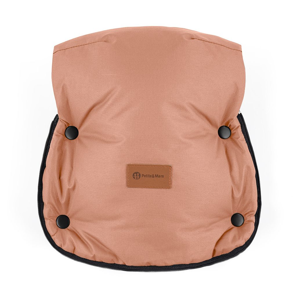 PETITE&MARS Kesztyű / Kézmelegítő babakocsira Furry Pastel Peach