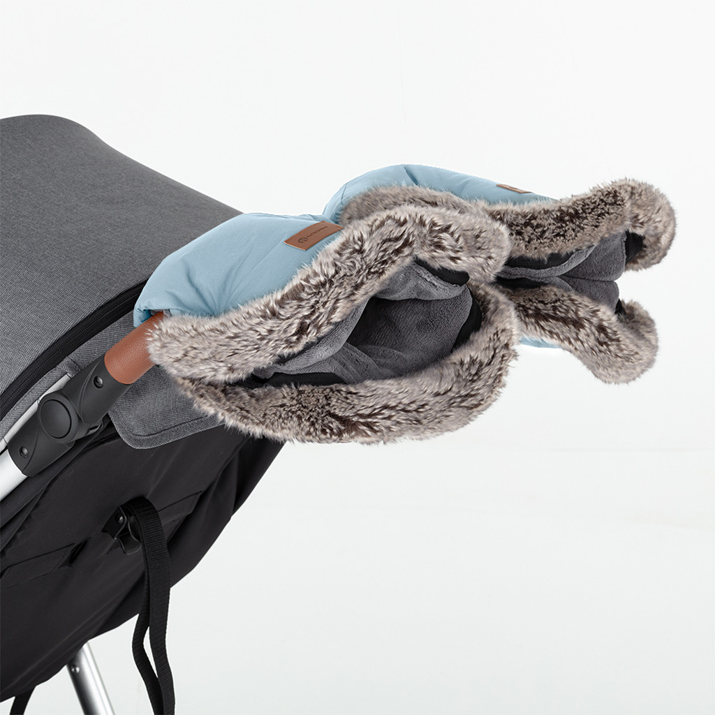 PETITE&MARS Kesztyű / Kézmelegítő babakocsira Furry Sky Whisper