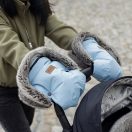 PETITE&MARS Kesztyű / Kézmelegítő babakocsira Furry Veritable Khaki