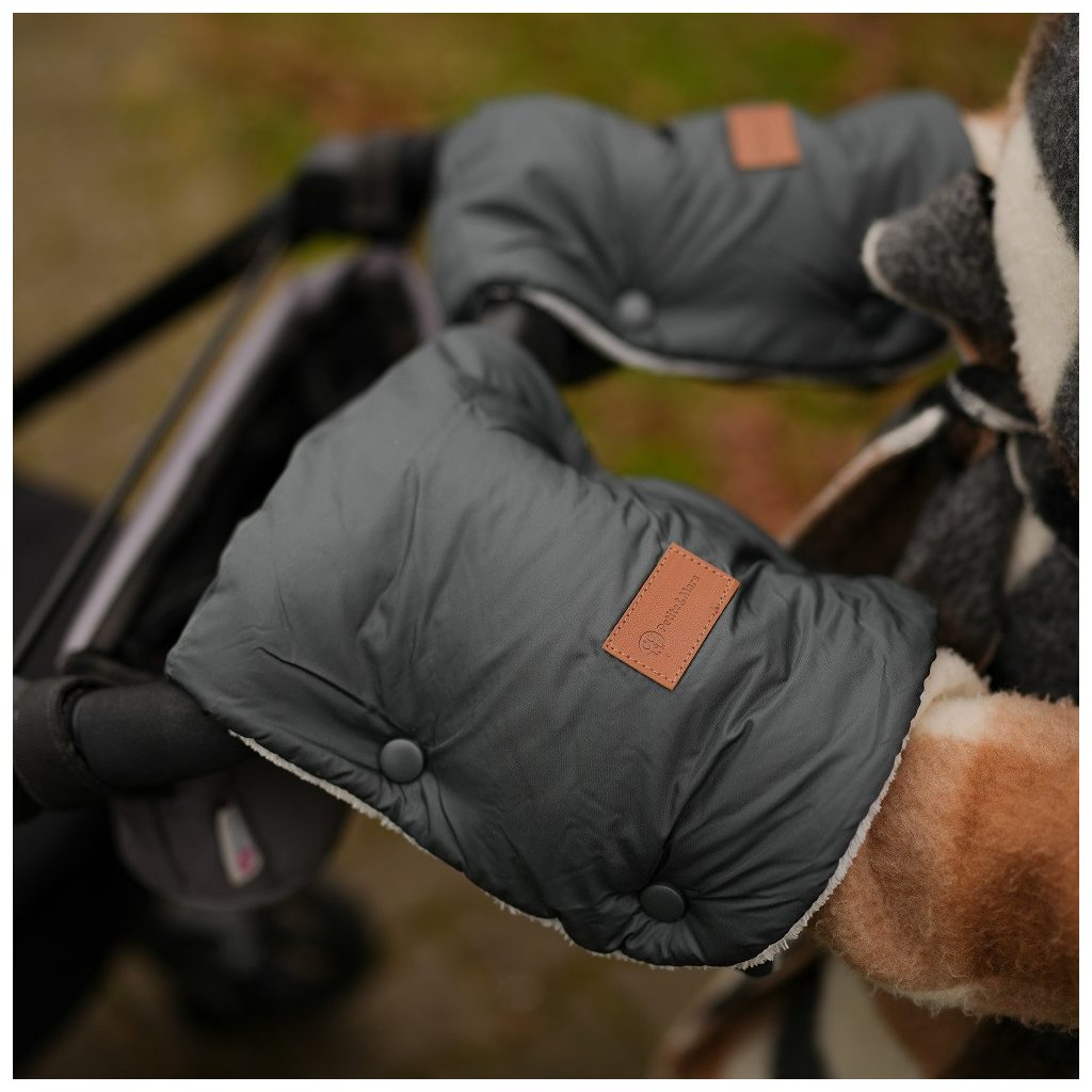 PETITE&MARS Kesztyű / Kézmelegítő babakocsira Jasie Quiet Grey