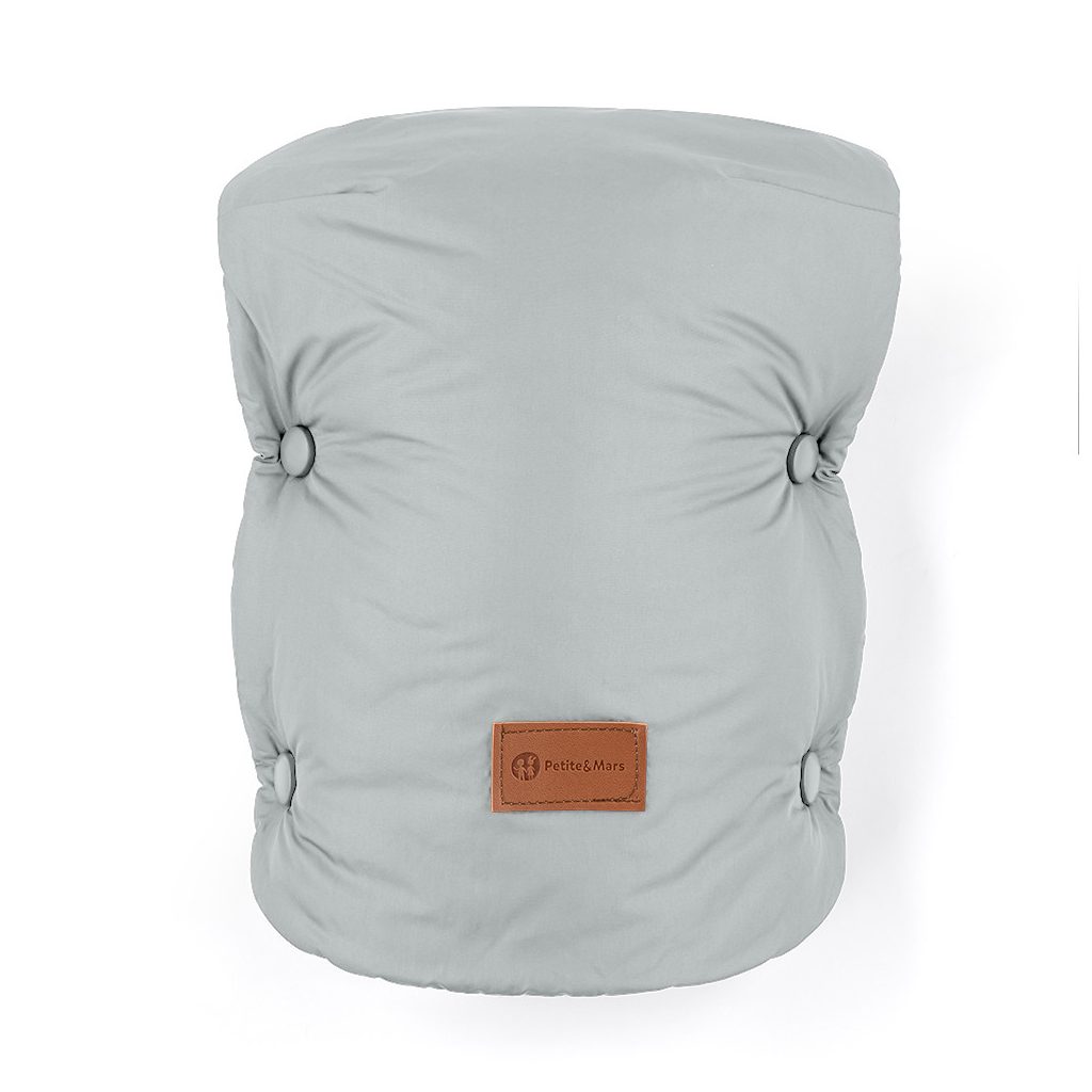 PETITE&MARS Kesztyű / Kézmelegítő babakocsira Jasie Quiet Grey
