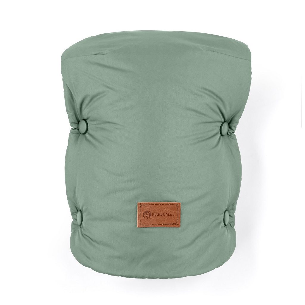 PETITE&MARS Kesztyű / Kézmelegítő babakocsira Jasie Pale Eucalypt