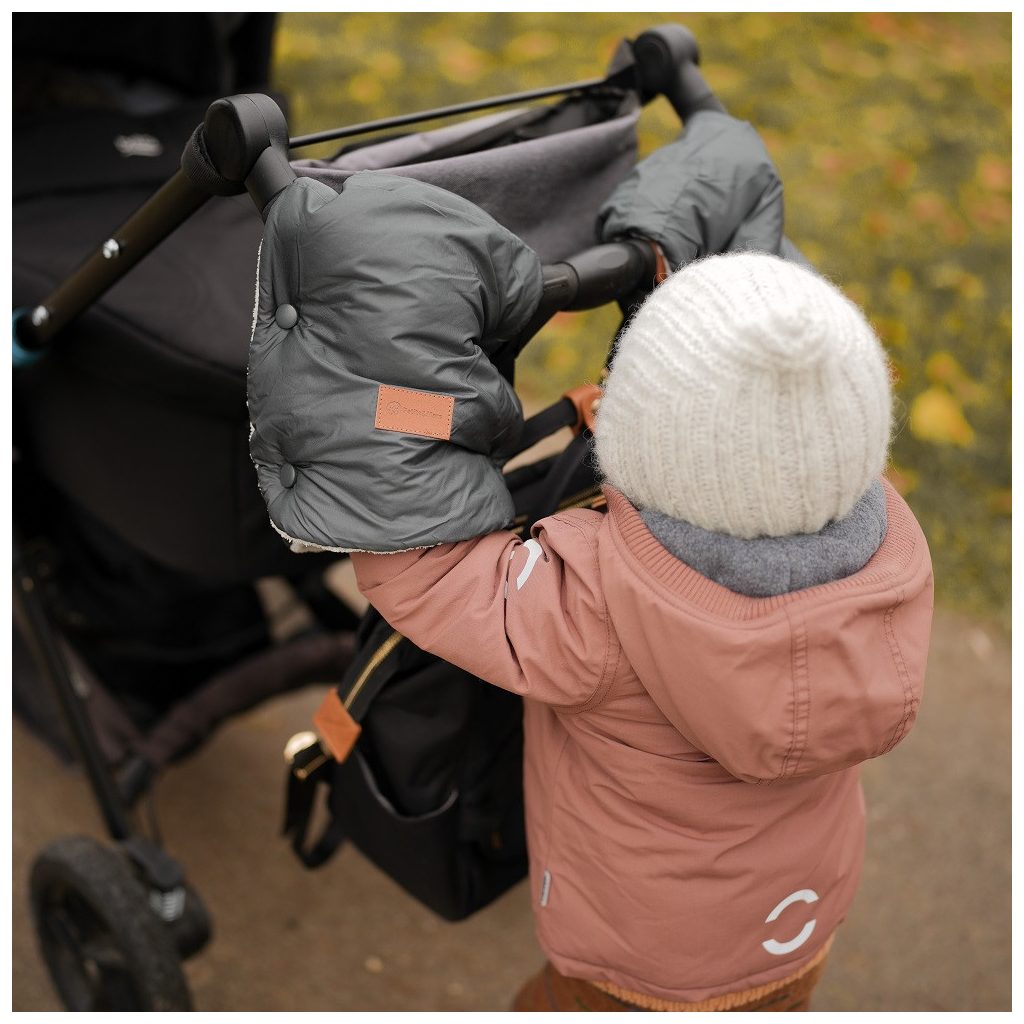 PETITE&MARS Kesztyű / Kézmelegítő babakocsira Jasie Ocean Blue