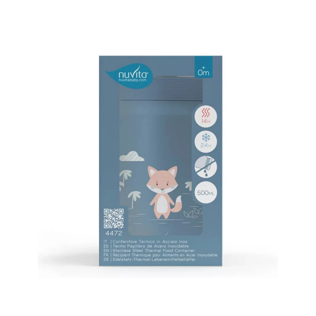 Nuvita ételtároló termosz 500ml - Blue 4472