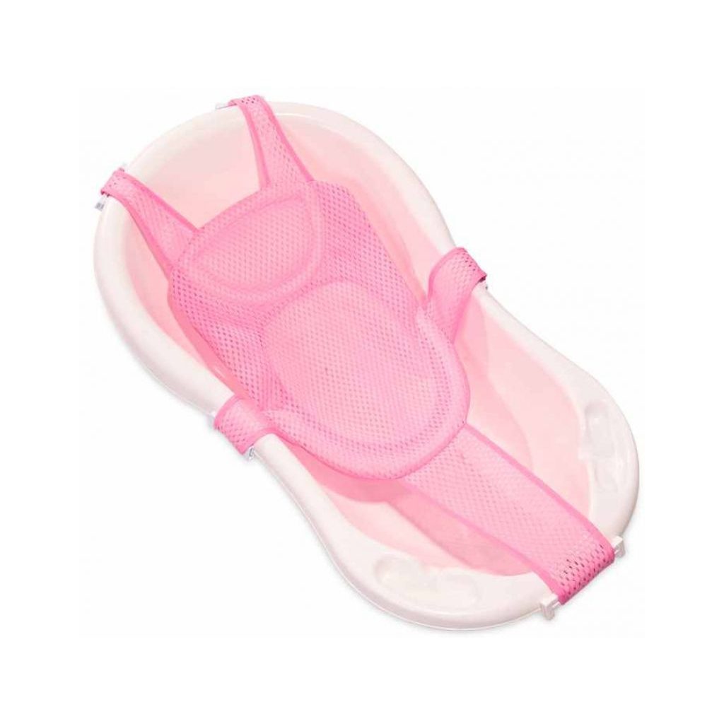 Lorelli Turtle hálós babaülőke kádba - pink