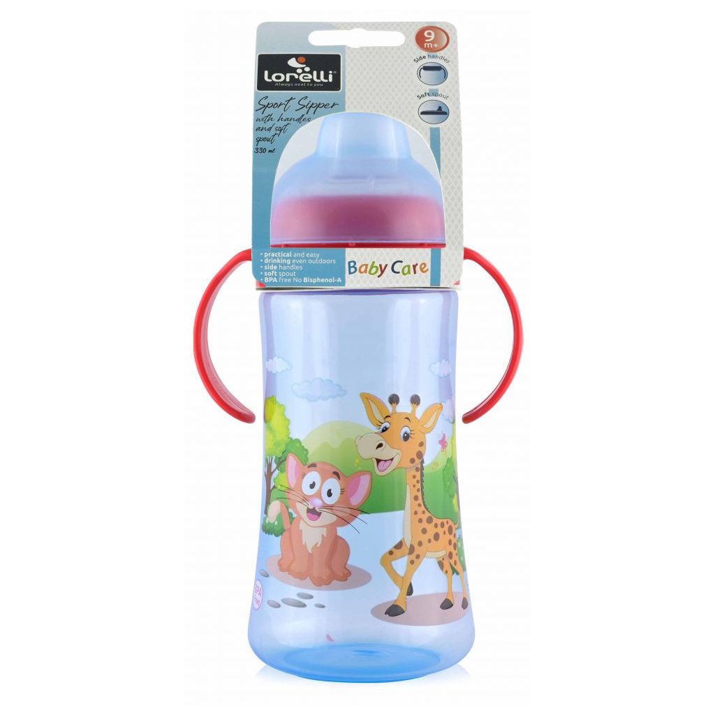 Baby Care Sport itató 330 ml - blue