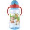Baby Care Szafari szívószálas sportitató 330 ml - blue