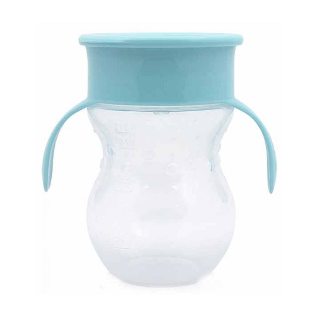 Baby Care 360 itatópohár fogantyúval - blue