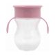 Baby Care 360 itatópohár fogantyúval - pink
