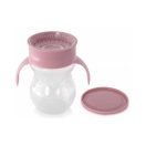 Baby Care 360 itatópohár fogantyúval - pink