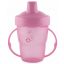 Baby Care itatópohár fogantyúval 210ml magas - pink