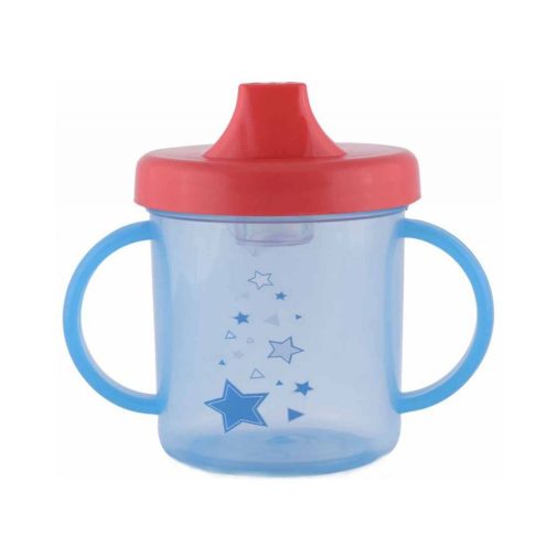 Baby Care itatópohár fogantyúval 210ml alacsony - blue
