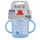 Baby Care itatópohár fogantyúval 210ml alacsony - blue
