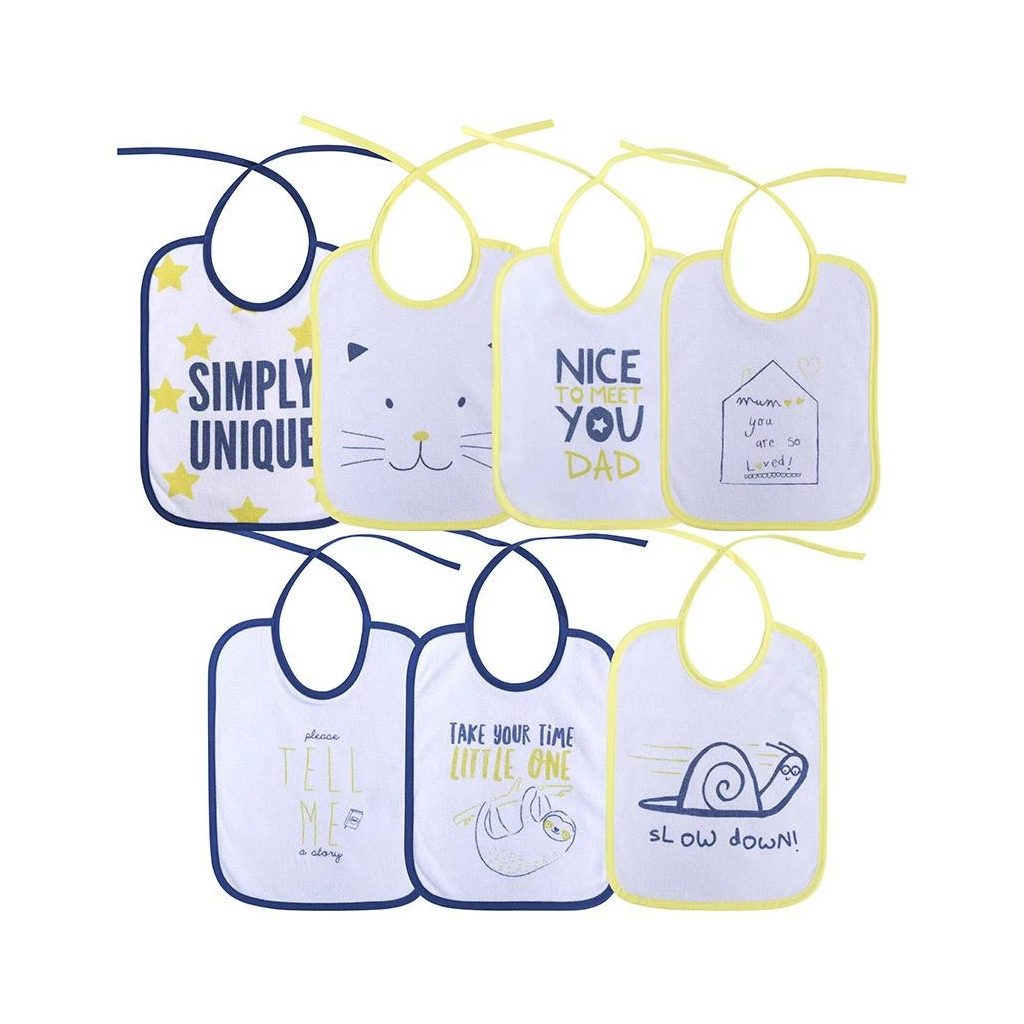 Baby Care 7Darab-os előke, megkötős - Unisex