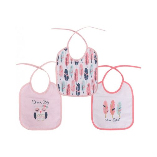 Baby Care 3Darab-os előke, megkötős - Girl