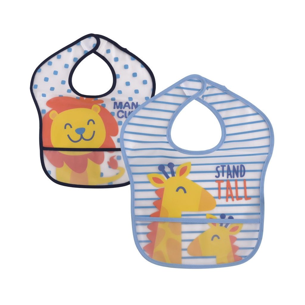 Baby Care 2Darab-os előke, tépőzáros - Boy