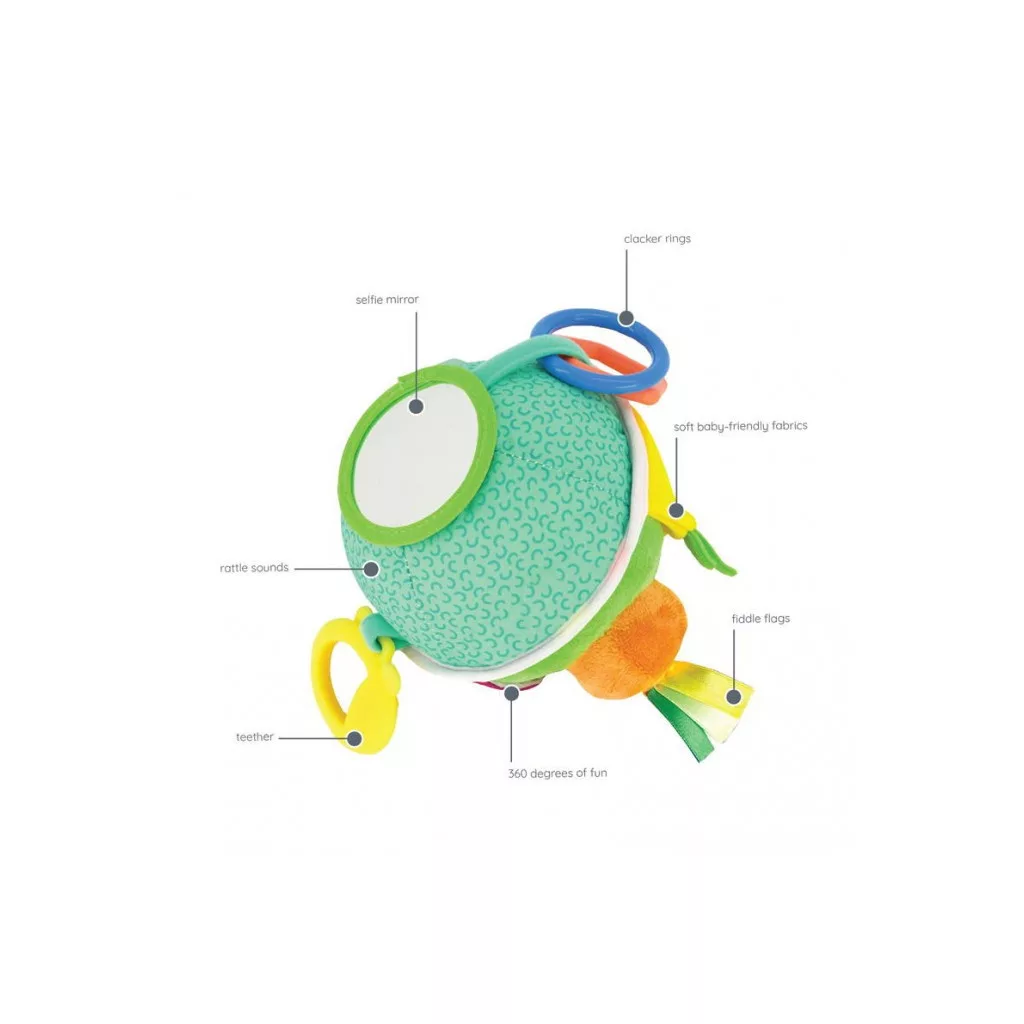 Infantino plüss játék - Busy Lil Sensory Ball