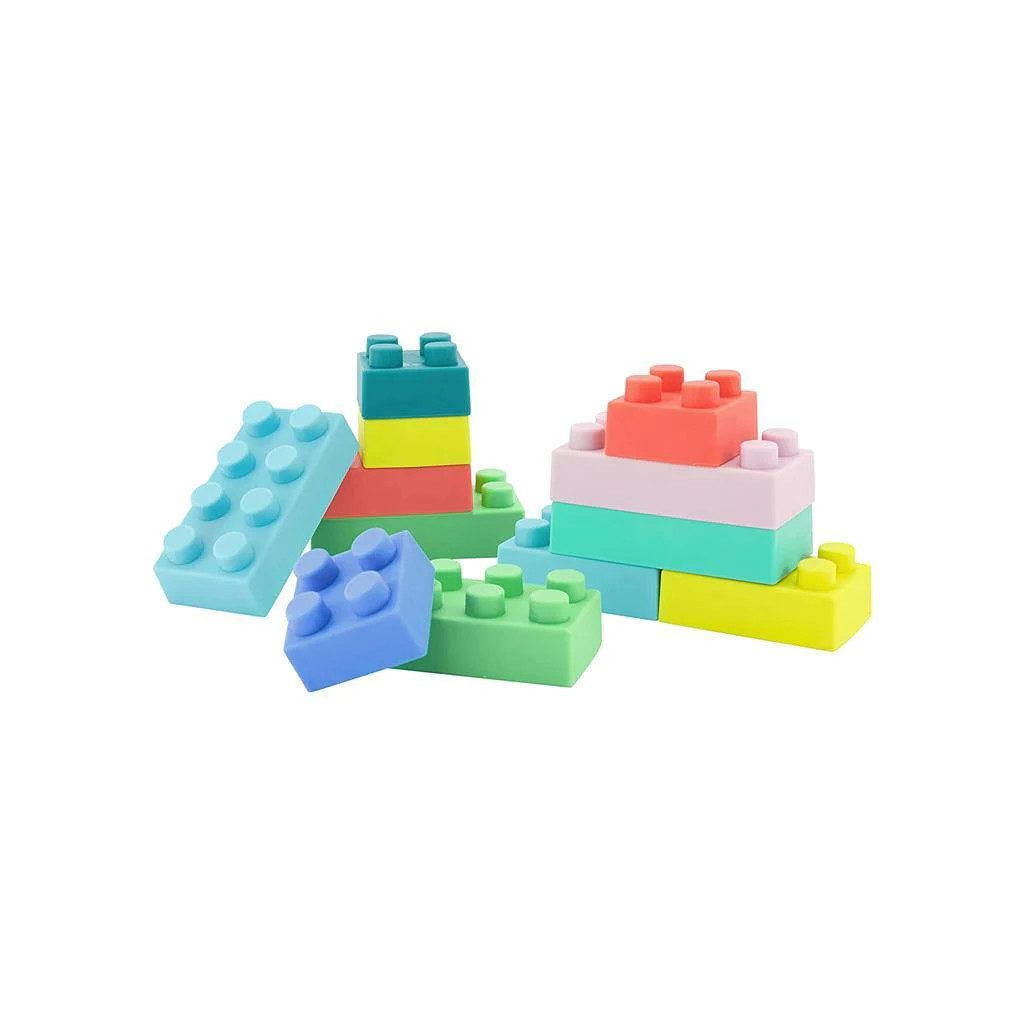 Infantino Super Soft 1st Building Blocks készségfejlesztő építő