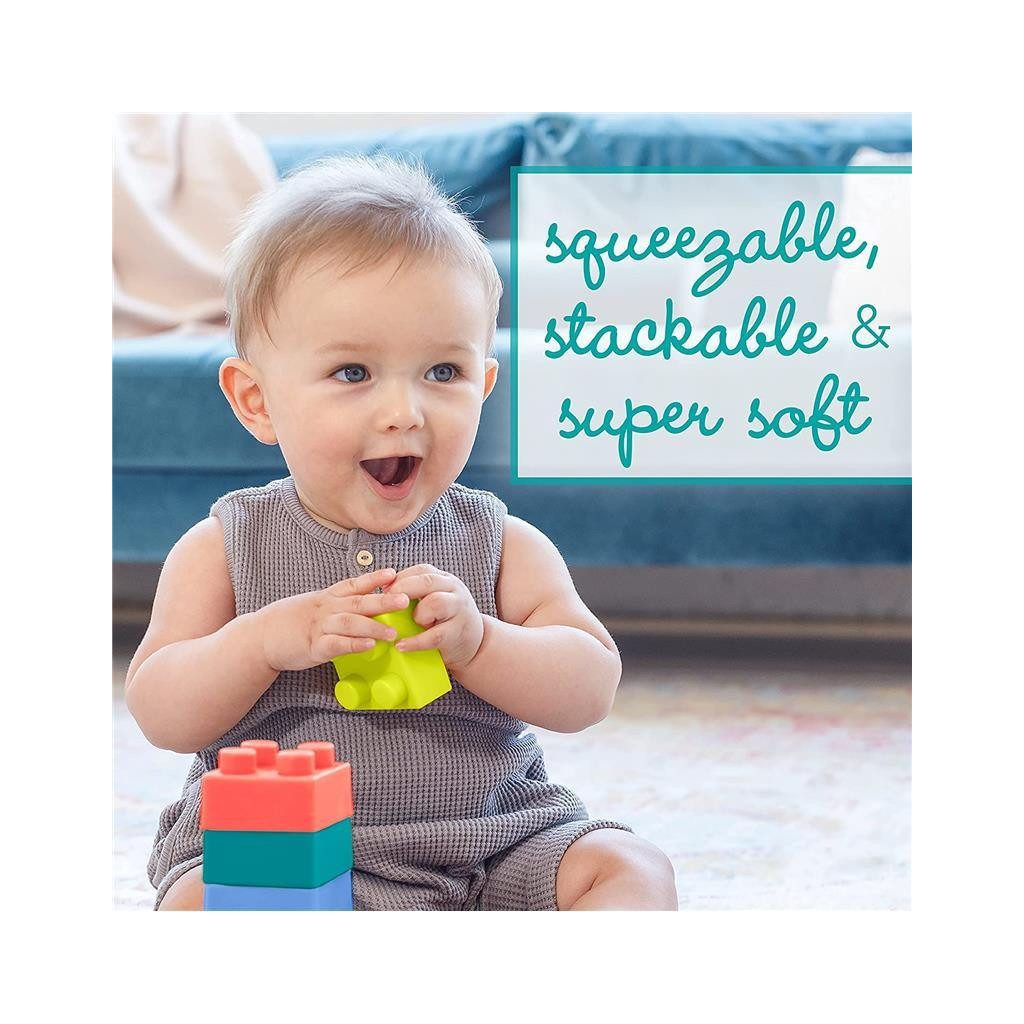 Infantino Super Soft 1st Building Blocks készségfejlesztő építő