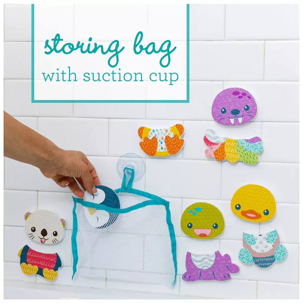 Infantino Mix & Match Bath Sticker Pals fürdőjáték