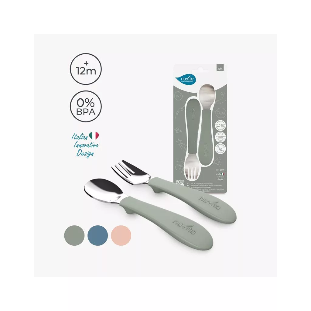 Nuvita kanál és villa szett - Powder blue - 8472