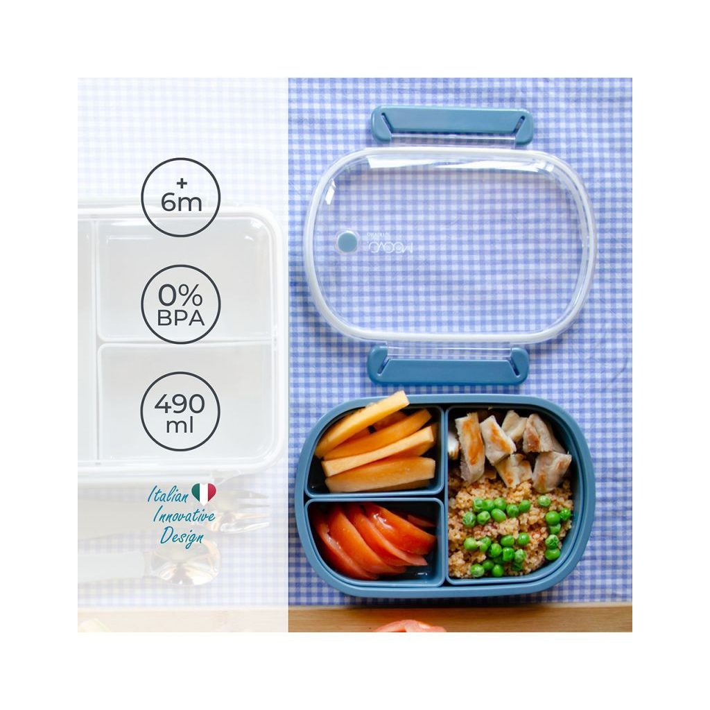 Nuvita uzsonnás doboz S 490 ml - English Rose 4420